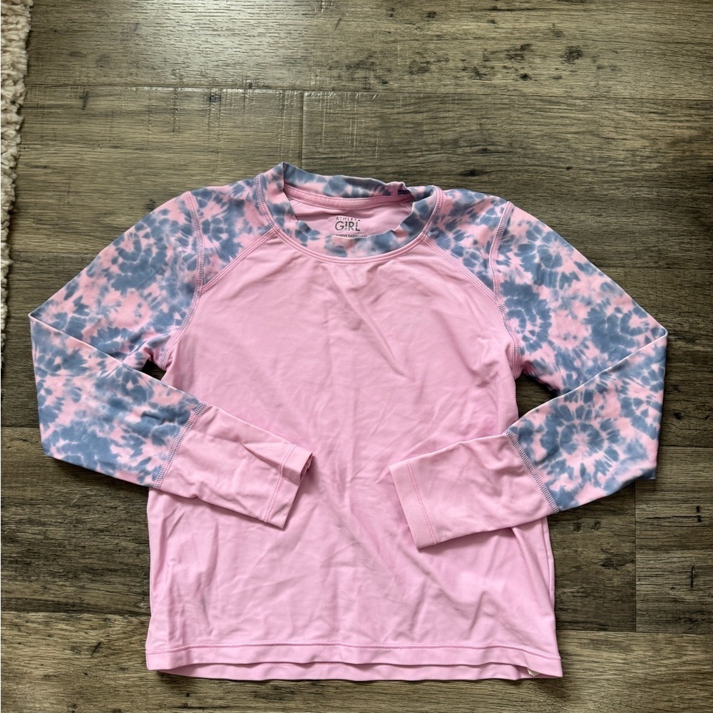 GIRLS ATHLETA RASHGUARD SIZE SMALL - Picture 1 of 2
